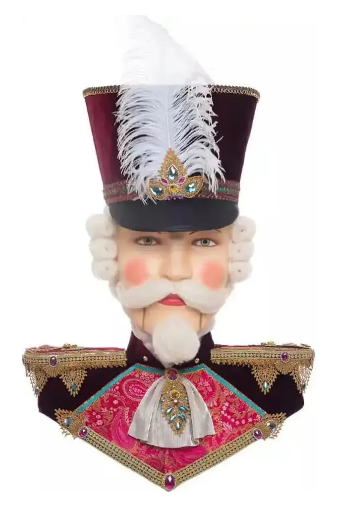 Katherine's Collection 35.5" Nutcracker Wall Mask - Michelle's aDOORable Creations - Christmas Decor