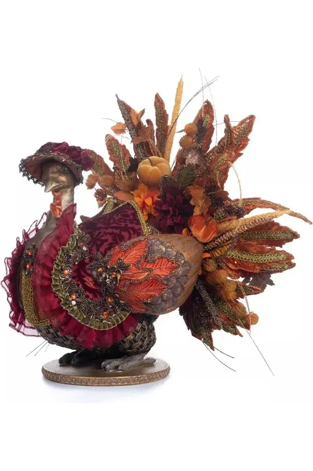 Katherine's Collection Dahlia Waddlesworth Turkey - Michelle's aDOORable Creations - Fall Decor