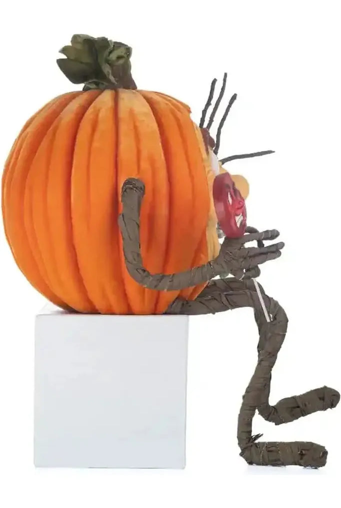 Katherine's Collection Goofy Lanky Leg Pumpkin - Michelle's aDOORable Creations - Halloween Decor