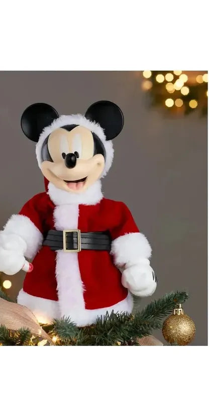 Kurt Adler 10" Disney© Mickey Mouse With Bendable Arms Treetop - Michelle's aDOORable Creations - Christmas Tree Topper