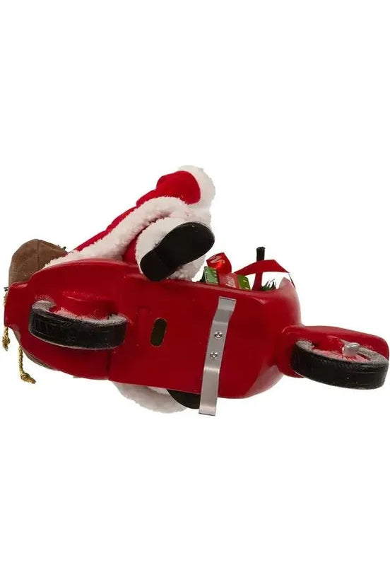 Shop For Kurt Adler 10" Fabriché™ Santa On Scooter FA0196