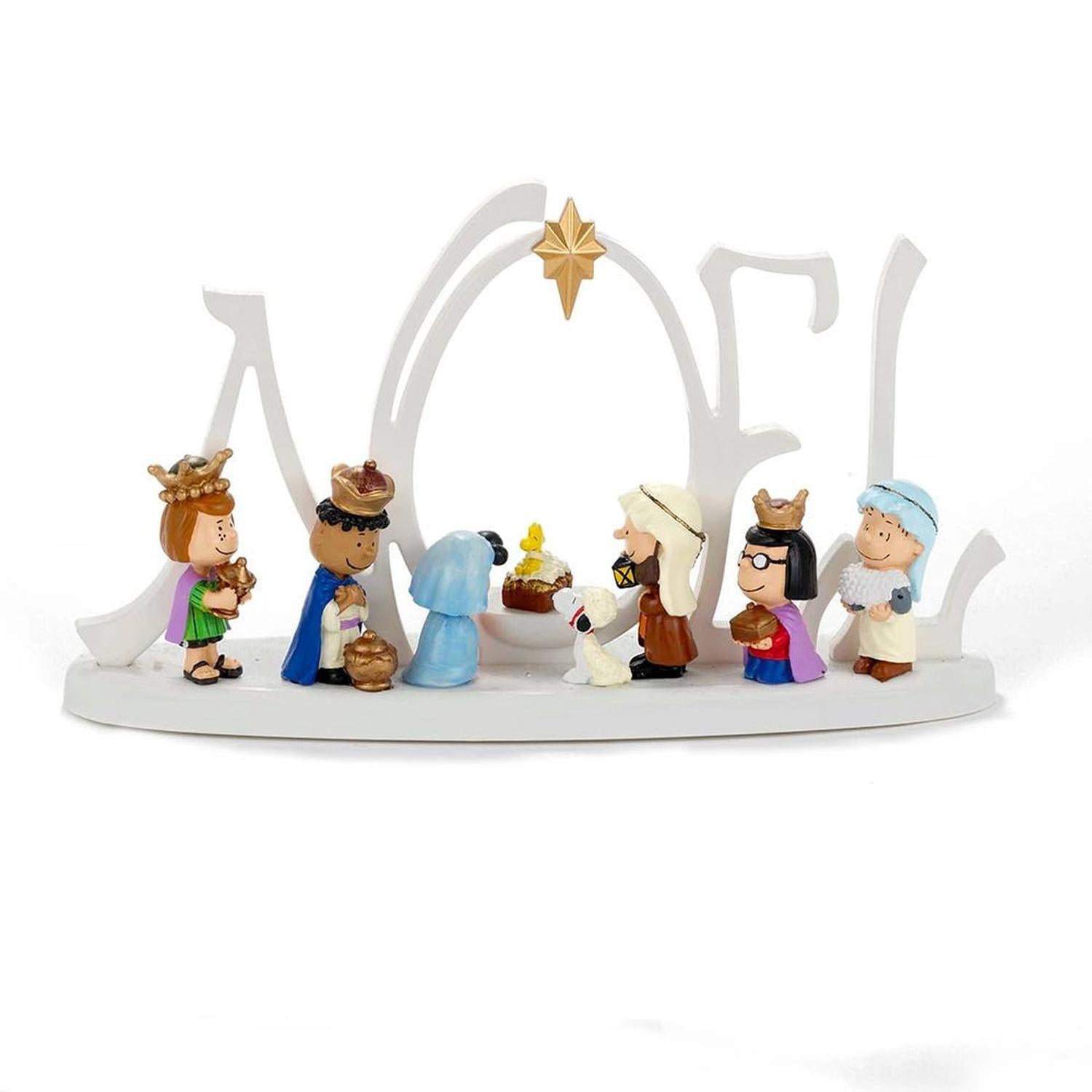 Kurt Adler Peanuts Lighted Nativity Scene
