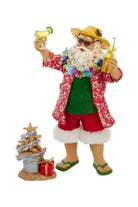 Shop For Kurt Adler 10 - Inch Fabriché' Beach Santa (Set of 2) at Michelle's aDOORable Creations