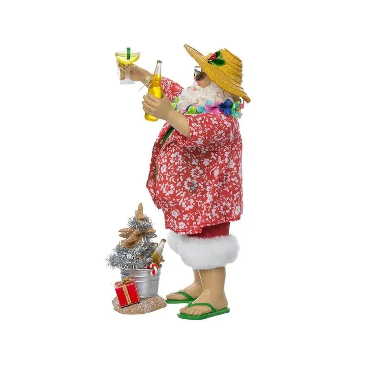 Shop For Kurt Adler 10 - Inch Fabriché' Beach Santa (Set of 2) at Michelle's aDOORable Creations