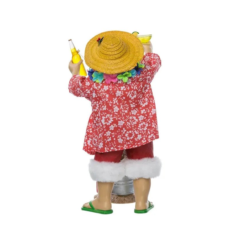 Shop For Kurt Adler 10 - Inch Fabriché' Beach Santa (Set of 2) at Michelle's aDOORable Creations