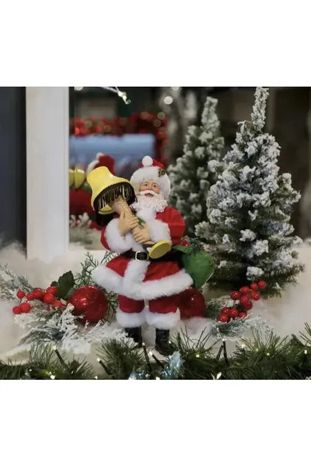 Kurt Adler 10-Inch Leg Lamp Fabriché Santa with Light - Michelle's aDOORable Creations - Christmas Decor