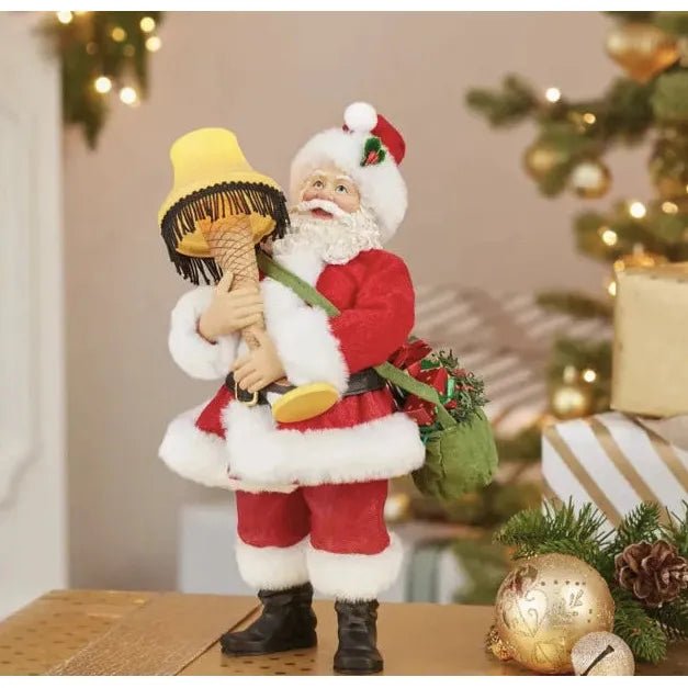 Shop For Kurt Adler 10 - Inch Leg Lamp Fabriché Santa with Light at Michelle's aDOORable Creations