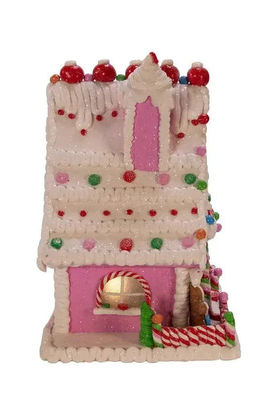 Shop For Kurt Adler 10" LED Gingerbread Candy House GBJ0003