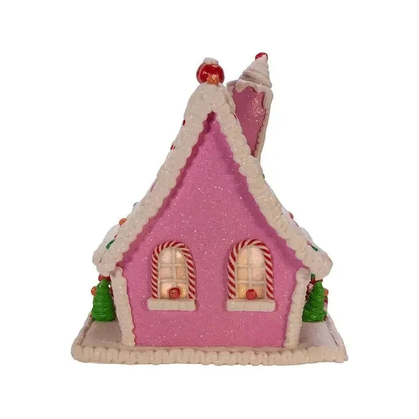 Shop For Kurt Adler 10" LED Gingerbread Candy House at Michelle's aDOORable Creations