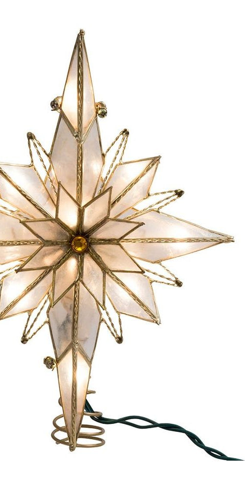 Kurt Adler 10-Light 10.5-Inch Multi-Pointed Bethlehem Star Treetop - Michelle's aDOORable Creations - Christmas Tree Topper