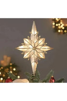 Shop For Kurt Adler 10-Light 10.5-Inch Multi-Pointed Bethlehem Star Treetop UL3016