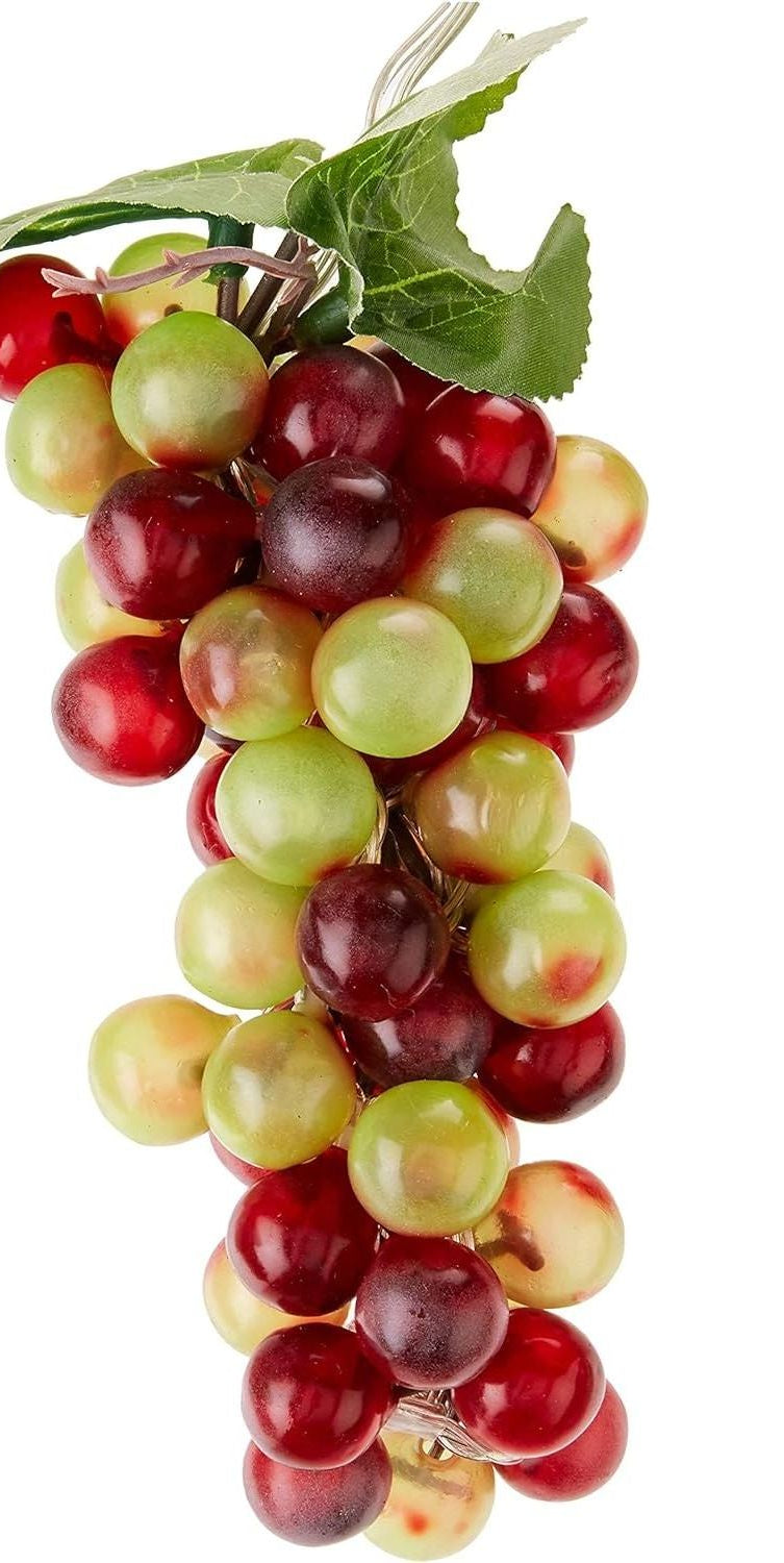 Kurt Adler 100-Light Green and Burgundy LED Grape Light Set with 5 Grape Bunches - Michelle's aDOORable Creations - Christmas Decor