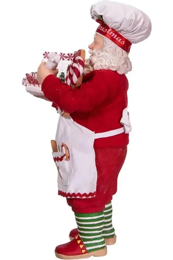 Shop For Kurt Adler 10.5" Fabriché™ Gingerbread Chef Santa at Michelle's aDOORable Creations