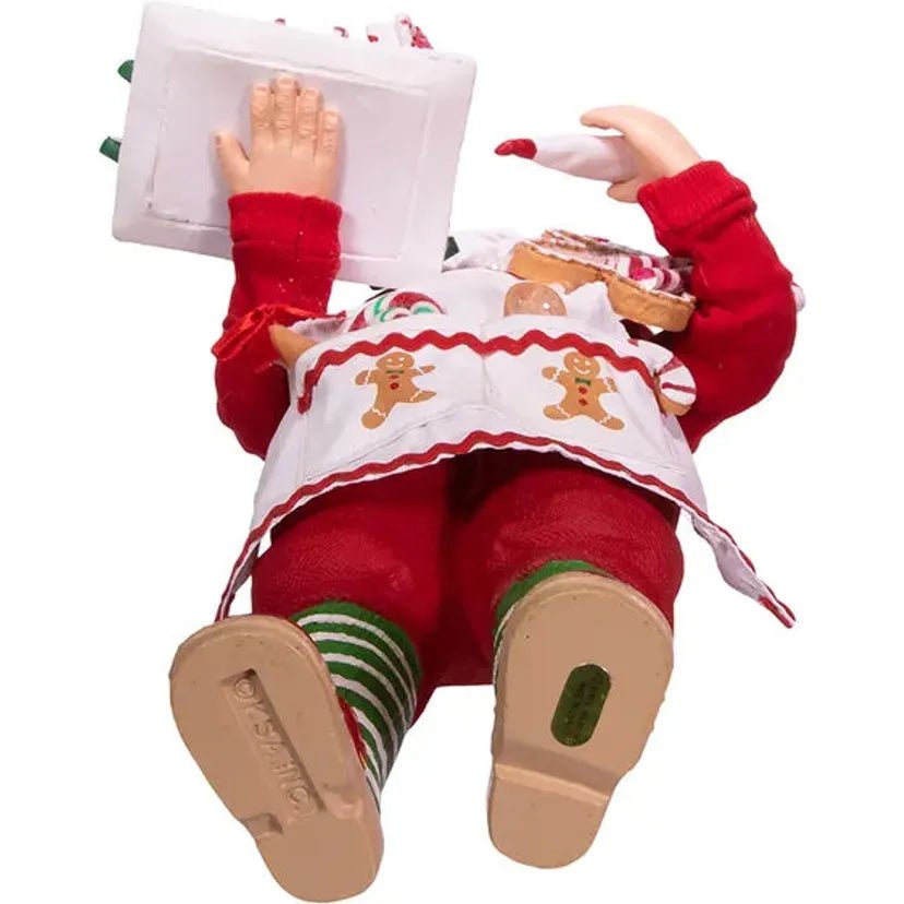 Shop For Kurt Adler 10.5" Fabriché™ Gingerbread Chef Santa at Michelle's aDOORable Creations