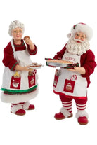 Kurt Adler 10.5" Fabriché™ Mr. and Mrs. Claus Dessert (2-Piece Set) - Michelle's aDOORable Creations - Christmas Decor