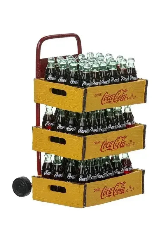 Shop For Kurt Adler 10.5 - Inch Coca - Cola Santa with Delivery Cart at Michelle's aDOORable Creations