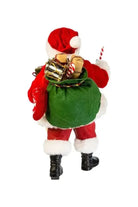 Shop For Kurt Adler 10.5 - Inch Fabriché African American Santa at Michelle's aDOORable Creations