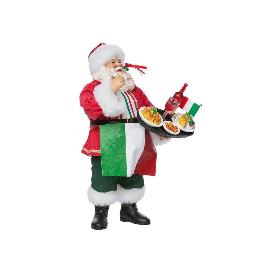 Shop For Kurt Adler 10.5 - Inch Musical Italian Santa at Michelle's aDOORable Creations