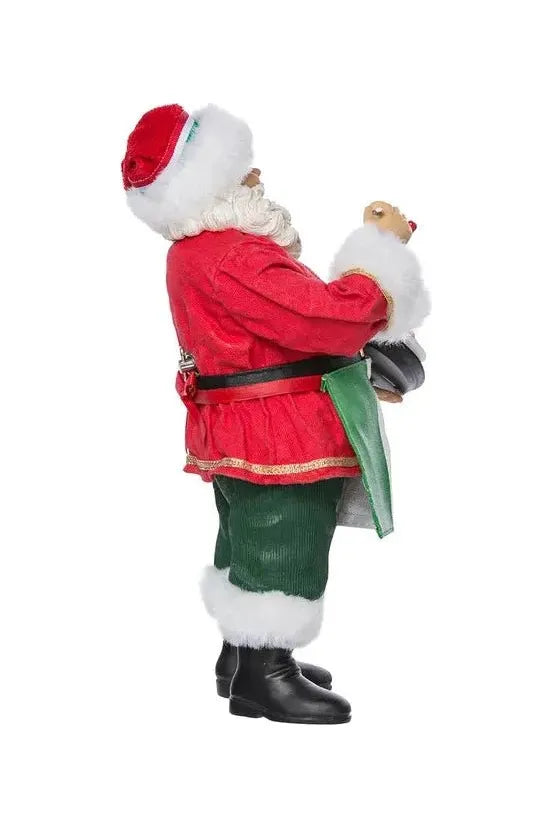 Kurt Adler 10.5-Inch Musical Italian Santa - Michelle's aDOORable Creations - Christmas Decor