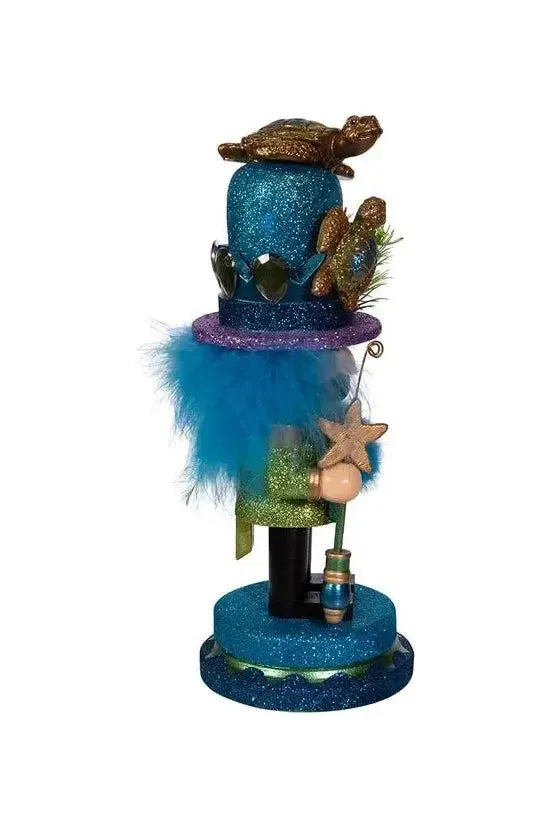 Shop For Kurt Adler 11" Hollywood Nutcrackers™ Sea Turtle Hat Nutcracker at Michelle's aDOORable Creations