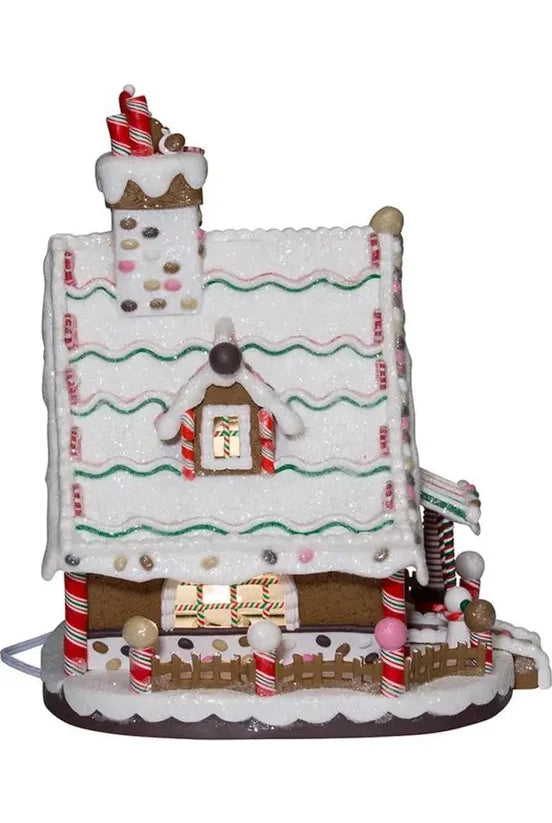 Shop For Kurt Adler 12" Lighted Christmas Gingerbread House J3628