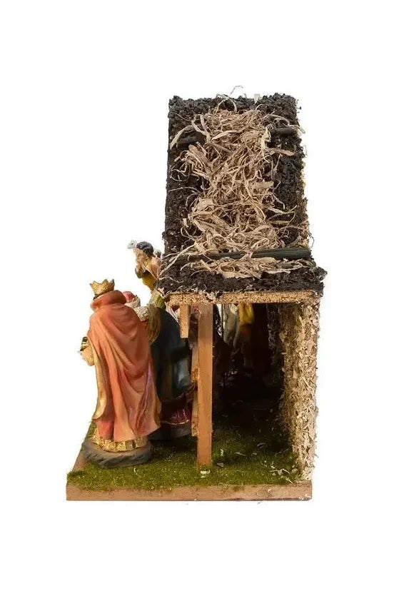 Shop For Kurt Adler 12" Nativity Set with Stable and 10 Figures at Michelle's aDOORable Creations