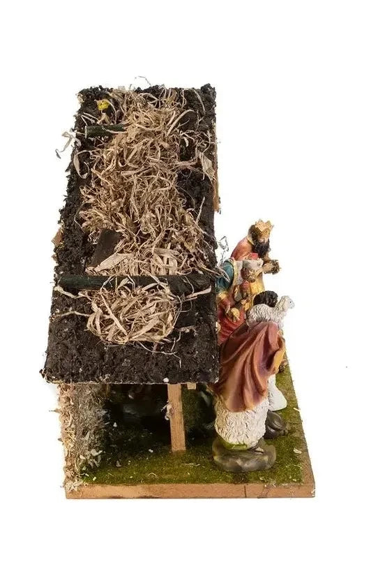 Shop For Kurt Adler 12" Nativity Set with Stable and 10 Figures at Michelle's aDOORable Creations