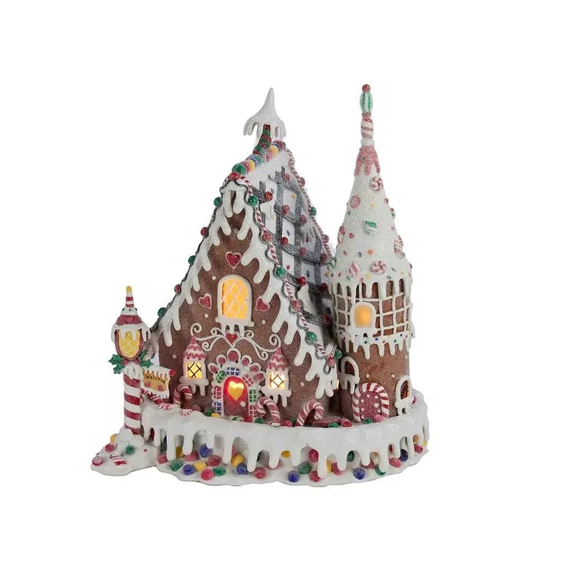 Shop For Kurt Adler 13 - Inch Claydough Gingerbread Inn at Michelle's aDOORable Creations