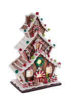 Shop For Kurt Adler 13" LED Gingerbread Cookie 3-Layer House GBJ0016