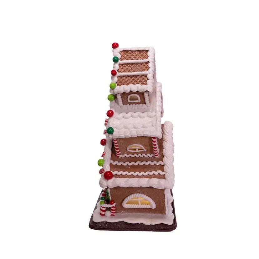 Shop For Kurt Adler 13" LED Gingerbread Cookie 3 - Layer House at Michelle's aDOORable Creations