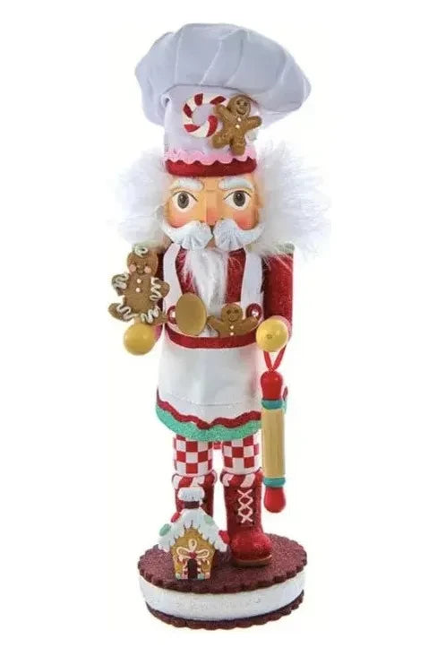 Kurt Adler 15" Hollywood Nutcrackers™ Gingerbread Chef Nutcracker - Michelle's aDOORable Creations - Nutcrackers