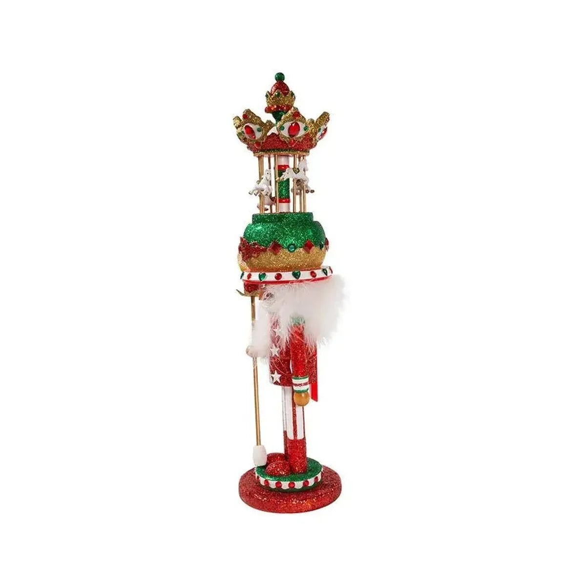 Shop For Kurt Adler 15" Hollywood Nutcrackers™ Musical Carousel Hat Nutcracker at Michelle's aDOORable Creations