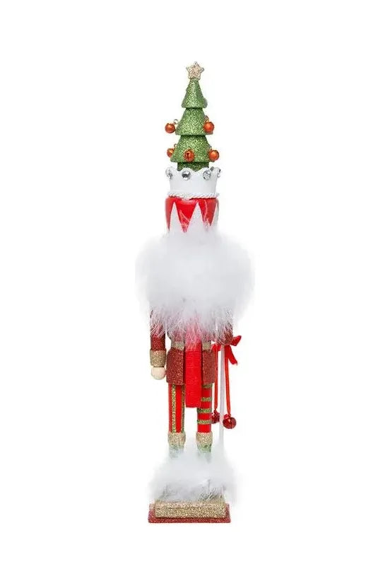 Kurt Adler 15" Hollywood Nutcrackers™ Red and Green Tree Hat Nutcracker - Michelle's aDOORable Creations - Nutcrackers