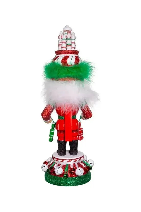 Kurt Adler 15" Hollywood Nutcrackers™ Red, White & Green Candy Tower Hat Nutcracker - Michelle's aDOORable Creations - Nutcrackers
