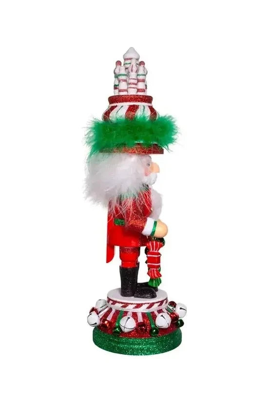 Shop For Kurt Adler 15" Hollywood Nutcrackers™ Red, White & Green Candy Tower Hat Nutcracker at Michelle's aDOORable Creations