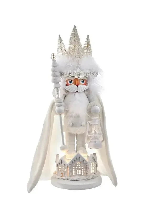 Shop For Kurt Adler 15" Hollywood Nutcrackers™ White Winter LED Hat Nutcracker at Michelle's aDOORable Creations