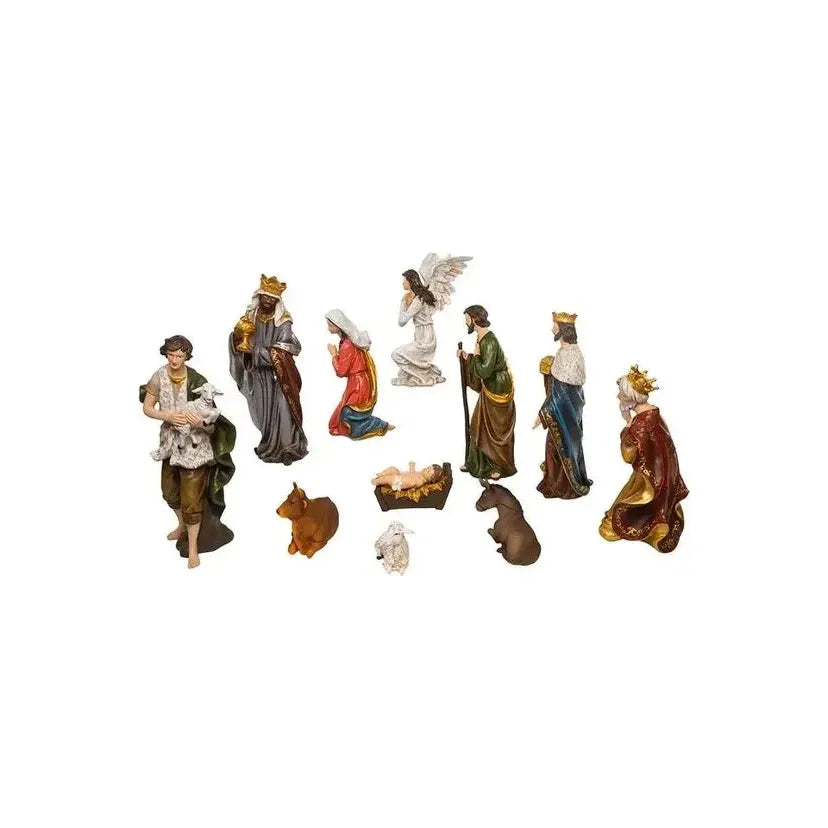 Shop For Kurt Adler 15" Nativity Figurine Table Pieces, 11 - Piece Set at Michelle's aDOORable Creations