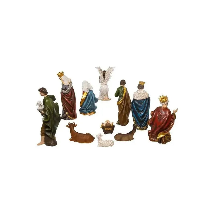 Shop For Kurt Adler 15" Nativity Figurine Table Pieces, 11 - Piece Set at Michelle's aDOORable Creations