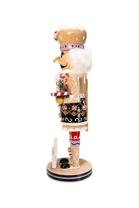 Shop For Kurt Adler 16 - Inch Gingerbread Nutcracker at Michelle's aDOORable Creations