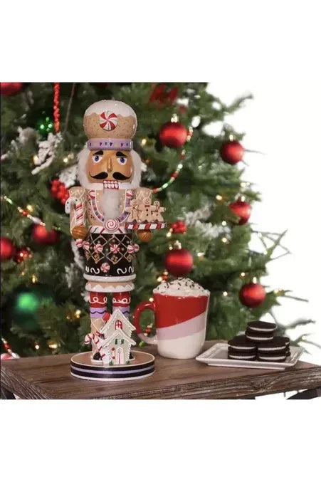 Kurt Adler 16-Inch Gingerbread Nutcracker - Michelle's aDOORable Creations - Nutcrackers