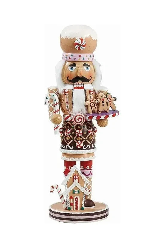 Shop For Kurt Adler 16 - Inch Gingerbread Nutcracker at Michelle's aDOORable Creations