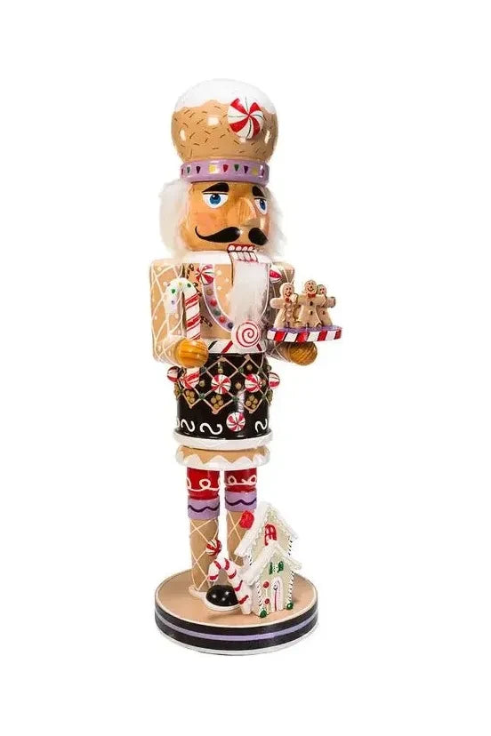 Shop For Kurt Adler 16 - Inch Gingerbread Nutcracker at Michelle's aDOORable Creations