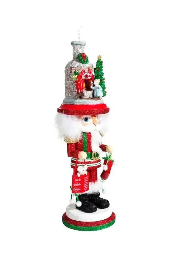 Kurt Adler 17.5-Inch Hollywood™ Stockings on Fireplace Nutcracker - Michelle's aDOORable Creations - Nutcrackers