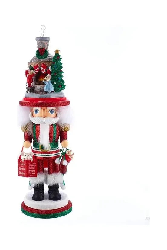 Kurt Adler 17.5-Inch Hollywood™ Stockings on Fireplace Nutcracker - Michelle's aDOORable Creations - Nutcrackers