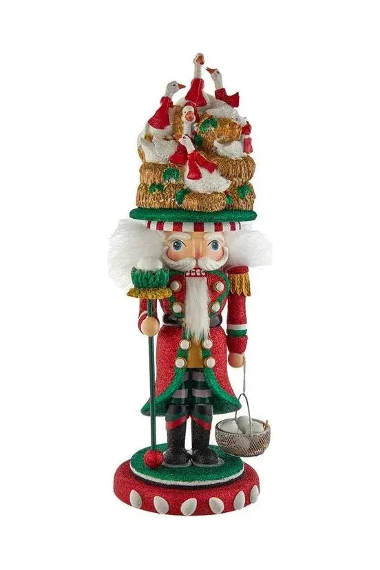 Kurt Adler 18" Hollywood Nutcrackers™ Six Geese A Laying Nutcracker - Michelle's aDOORable Creations - Nutcrackers