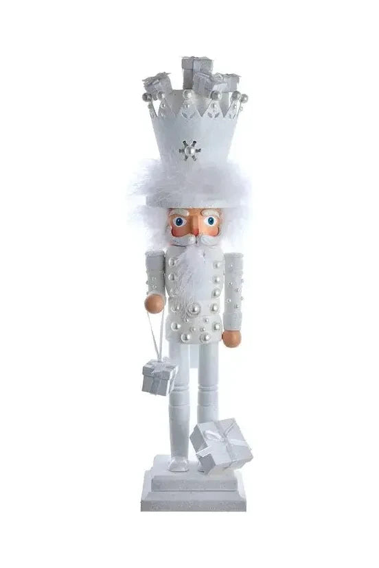 Shop For Kurt Adler 18" Hollywood Nutcrackers™ White King With Gifts Nutcracker at Michelle's aDOORable Creations