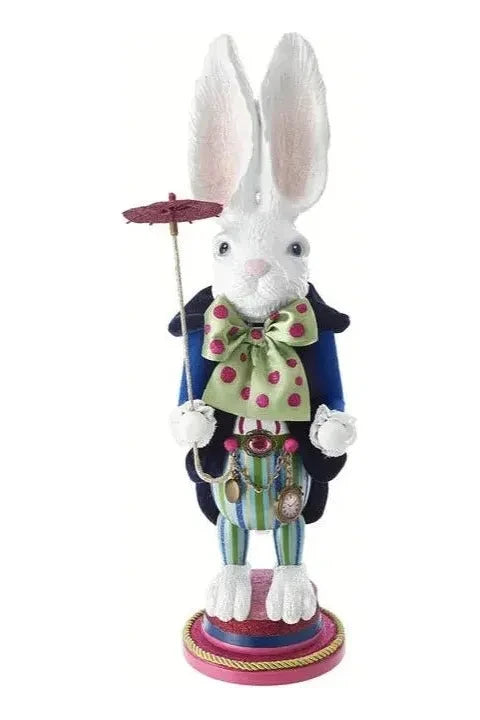 Kurt Adler 18" Hollywood Nutcrackers™ White Rabbit Nutcracker - Michelle's aDOORable Creations - Nutcrackers