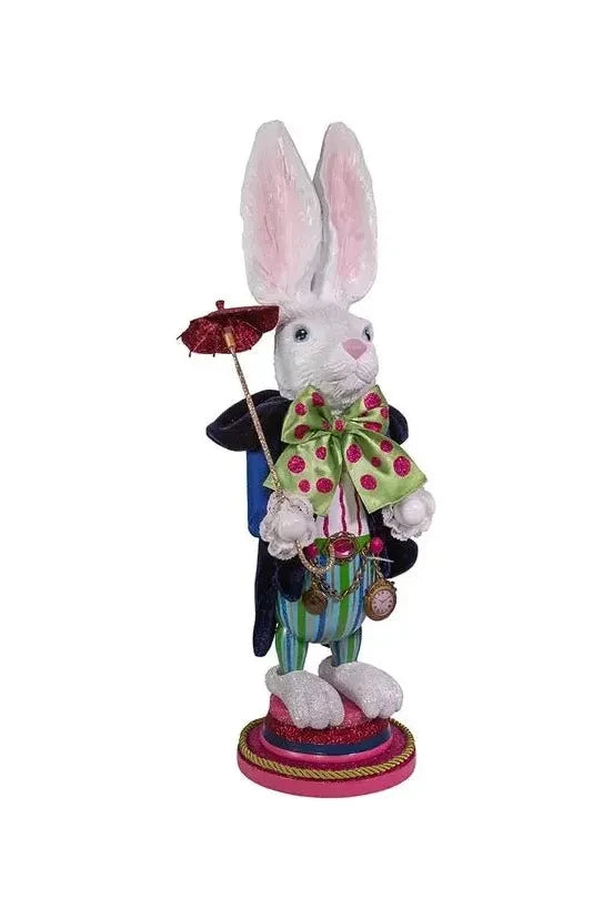 Kurt Adler 18" Hollywood Nutcrackers™ White Rabbit Nutcracker - Michelle's aDOORable Creations - Nutcrackers