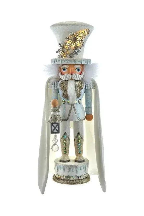 Kurt Adler 18" Hollywood Nutcrackers™ White Snowflake LED Soldier Nutcracker - Michelle's aDOORable Creations - Nutcrackers