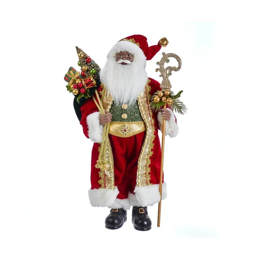 Shop For Kurt Adler 18" Kringle Klaus African American Santa at Michelle's aDOORable Creations